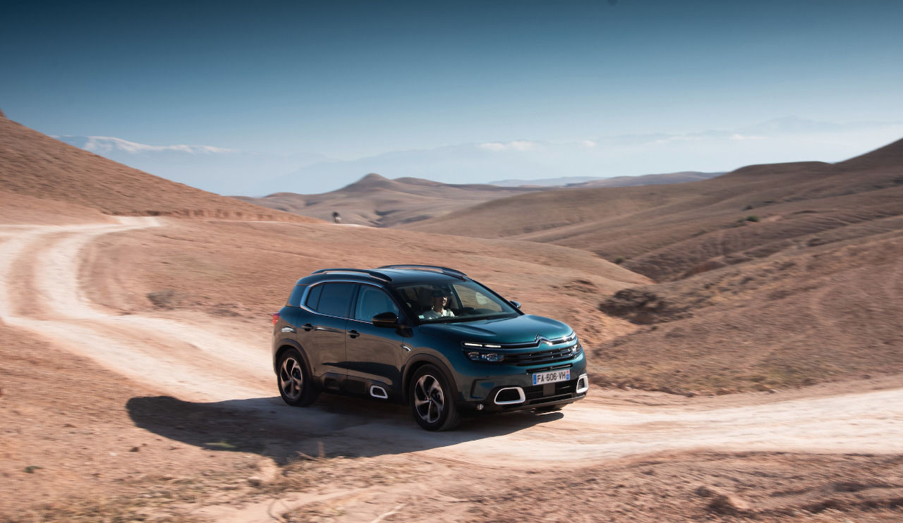 Der neuen Citroën C5 Aircross absolvierte seine fordernde Premierenfahrt in Nordafrika.