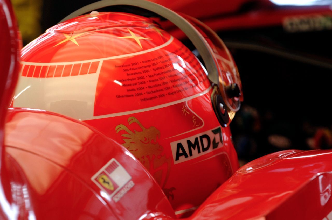 Schumachers letztes Ferrari-Rennen 2006...