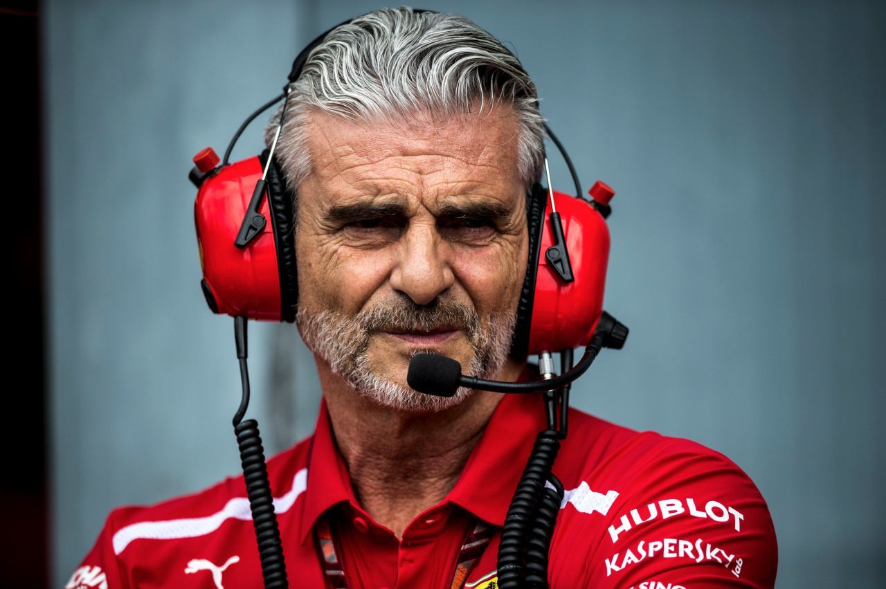 Zeitdokument: Arrivabene in Monza 2018.