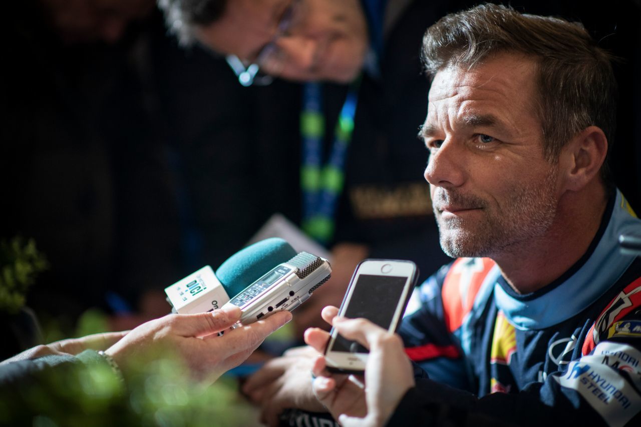 Im Stress: Sebastien Loeb.