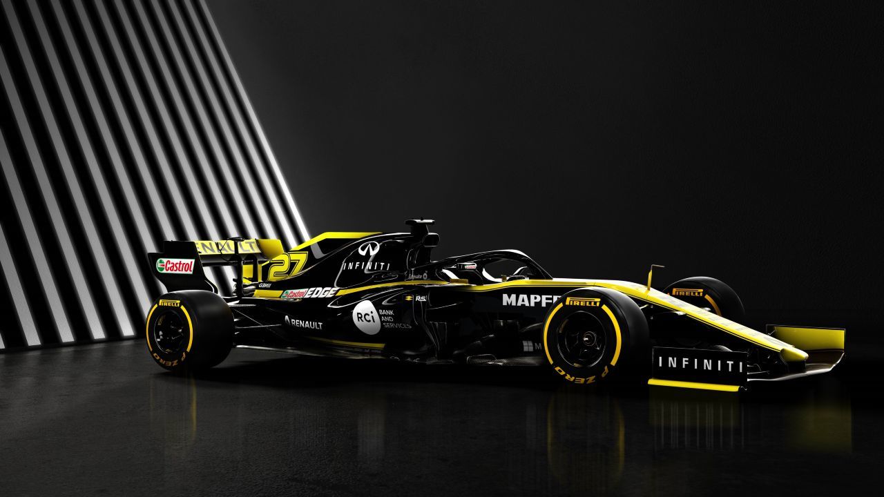 Die neue Seitenkastenform ist die erste Auffälligkeit beim neuen Renault, dem R.S.19.