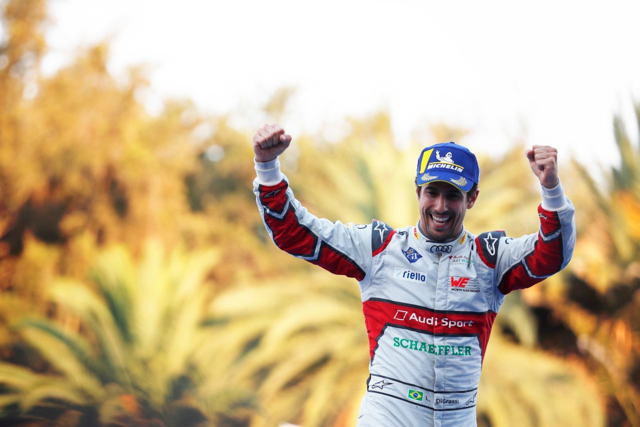 Lucas Di Grassi gewinnt in letzter Sekunde das Rennen.