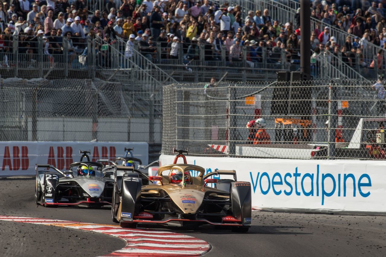 Jean-Eric Vergne gewinnt das dritte der voestalpine European Races – und übernimmt damit auch die Meisterschafts-Führung.