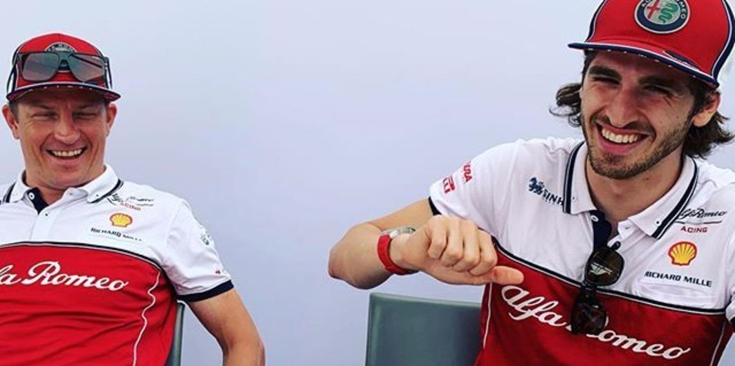 RAIKKONEN UND GIOVINAZZI IM INTERVIEW