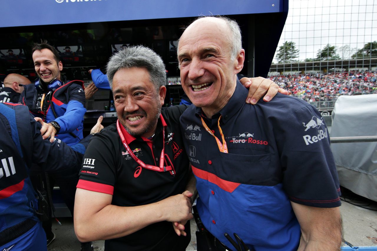 Franz Tost und Masashi Yamamoto zeigten als erste: Honda kann mit Red Bull endlich wieder Höhenflüge erleben.