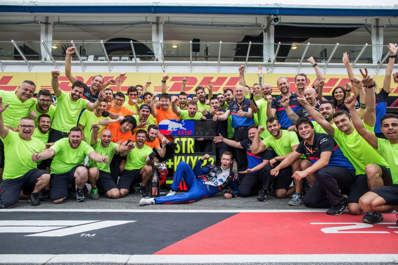Toro Rosso kam erstmals seit elf Jahren wieder auf das Podium eines Formel-1-Rennens.