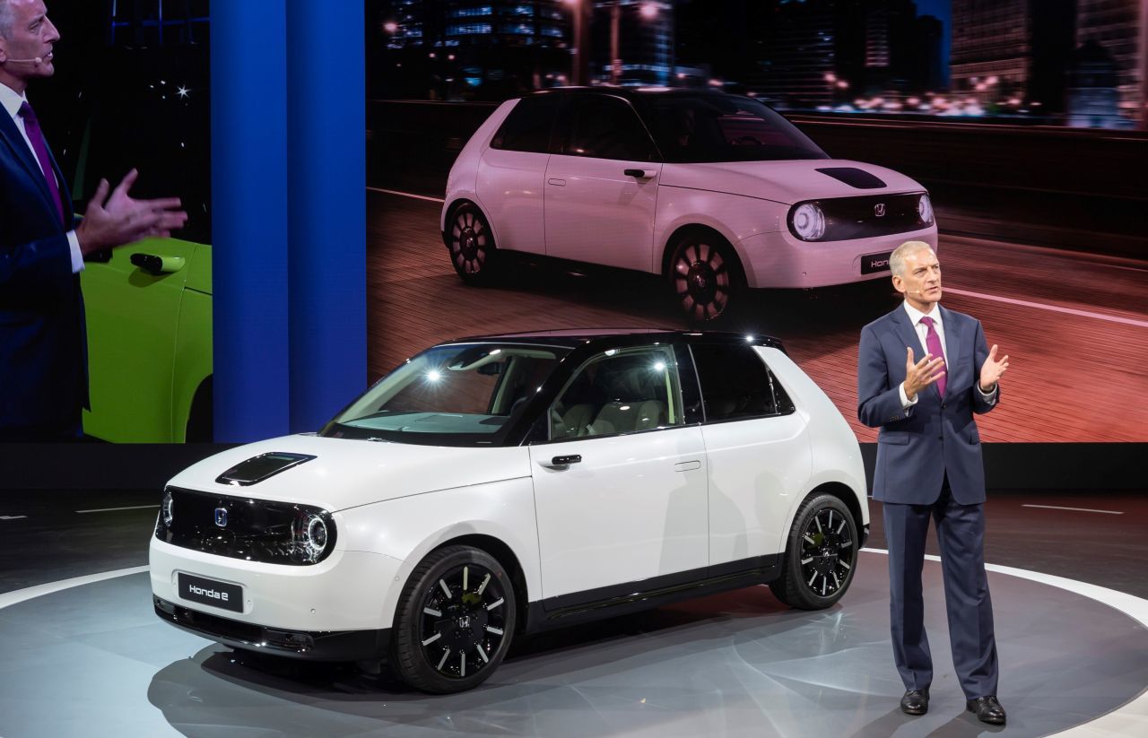 Weltpremiere des ersten Honda-Elektroautos auf der IAA in Frankfurt. Bald kommen die ersten Autos nach Österreich.