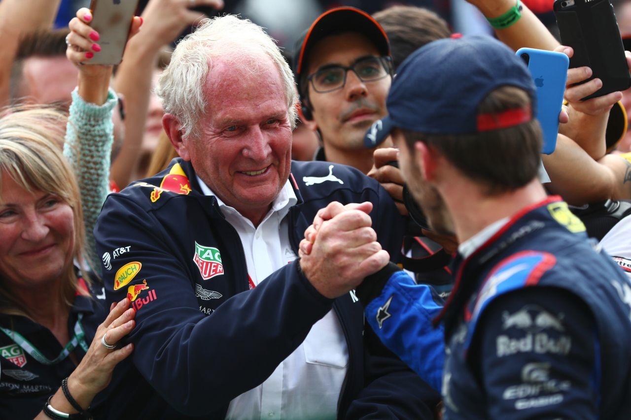 Dr. Helmut Marko hatte Pierre Gasly im Sommer...