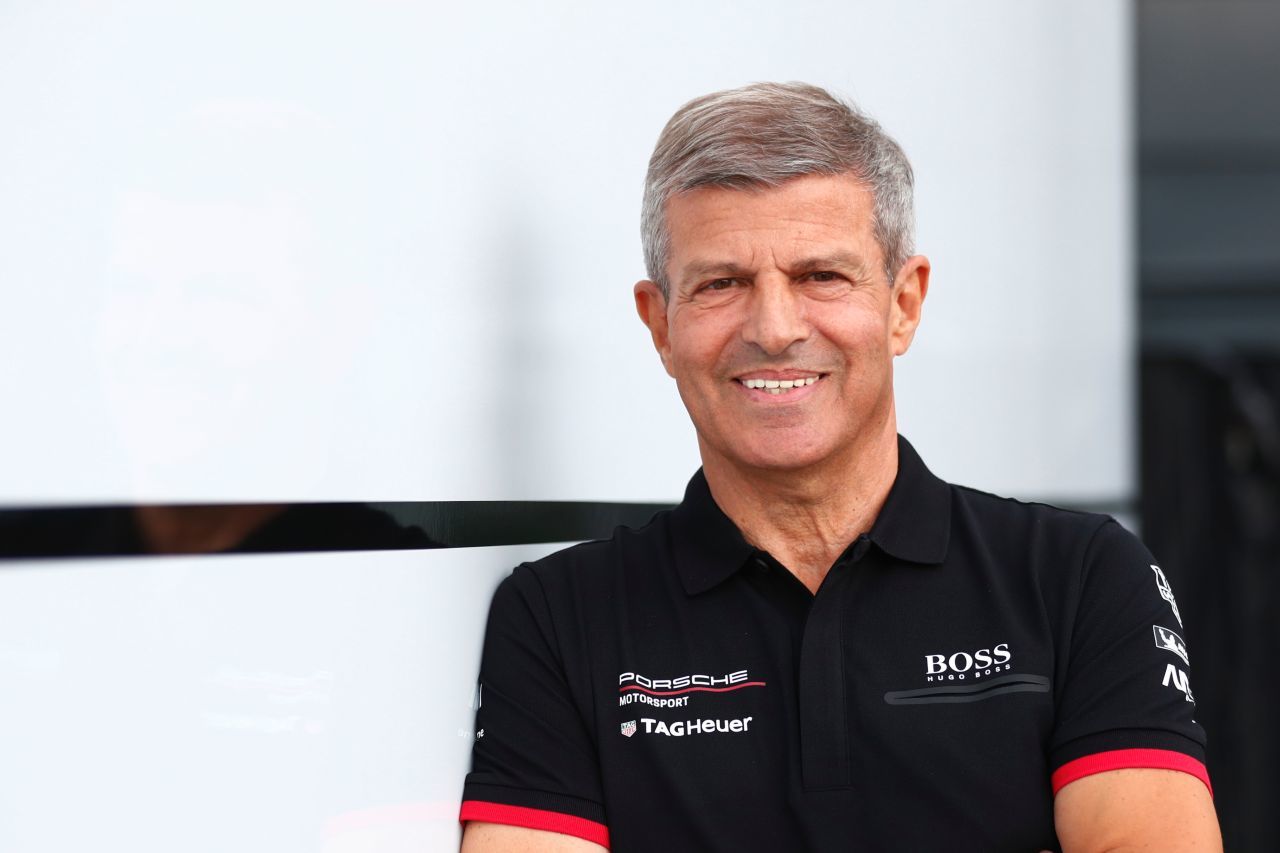 Fritz Enzinger, österreichischer Motorsportchef von Porsche: Podium gleich beim ersten Rennen.
