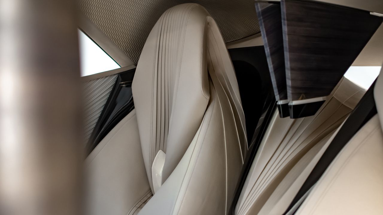 Das Interieur zeigt, was an Materialien und neuen Technologien möglich ist.