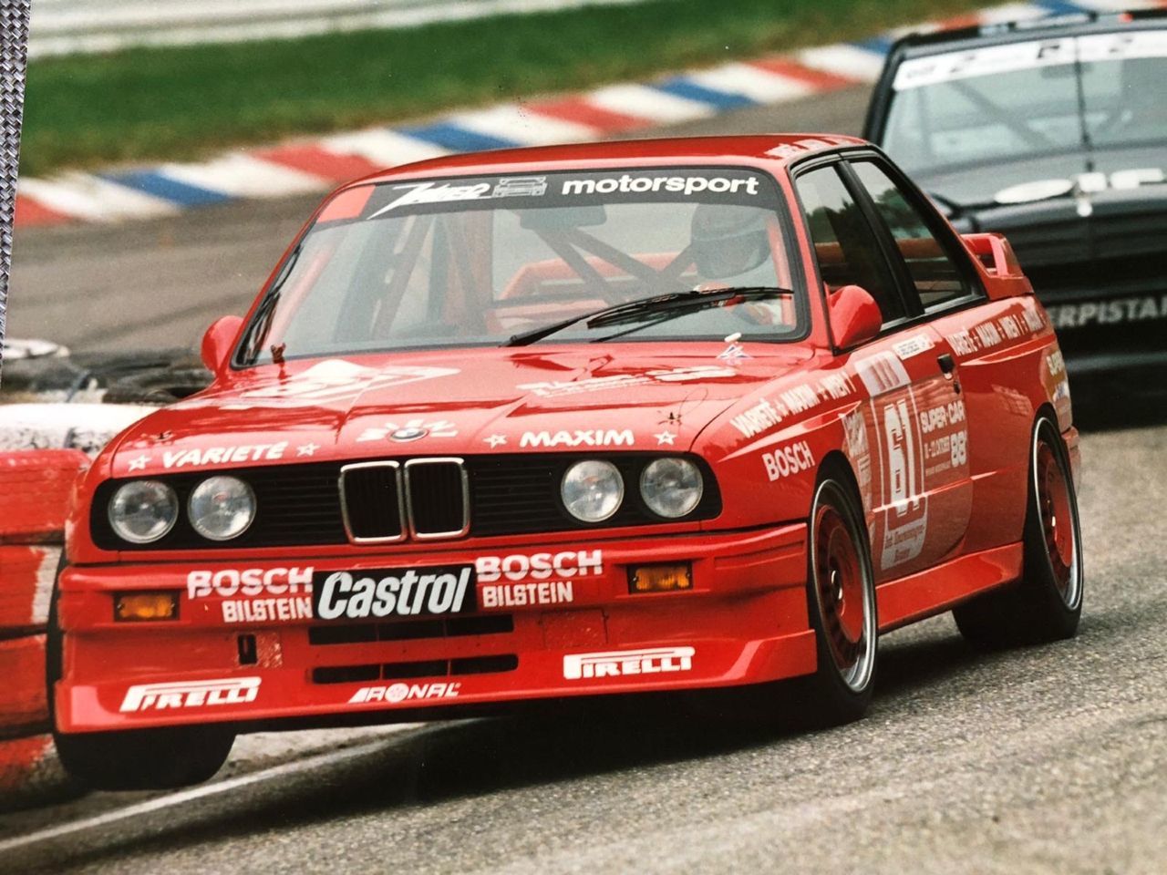 1988 im BMW beim DTM-Rennen in Hockenheim.